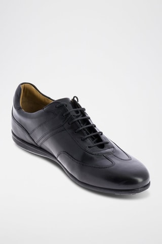 Baskets en cuir Trevise - Noir