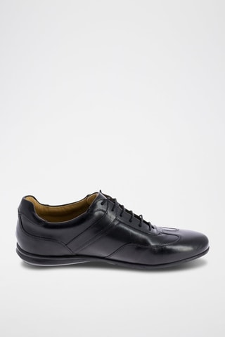 Baskets en cuir Trevise - Noir