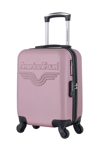Valise cabine low cost Chelsea (XS)  - 46 cm  - Doré et rose