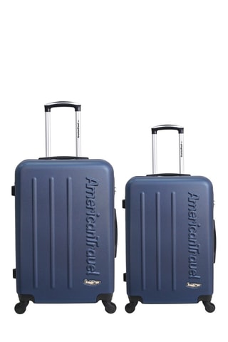 Valise semaine et valise grand volume Bronx  - 65/75 cm  - Bleu