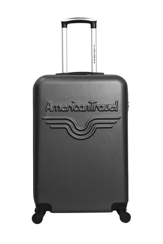 Valise cabine Chelsea (S)  - 55 cm - Noir et argenté