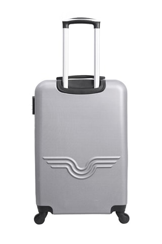 Mala de cabine Bronx (S) - 55 cm  - Prateado e preto
