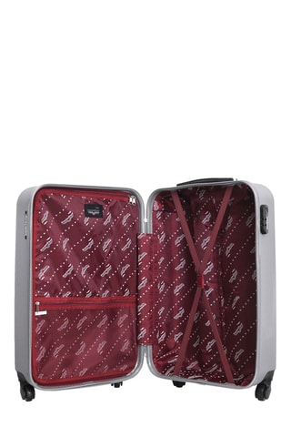 Mala de cabine Bronx (S) - 55 cm  - Prateado e preto