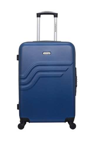 Valise semaine Queens (M) - 65 cm  - Noir, bleu et argenté