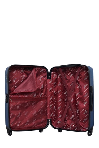 Valise semaine Queens (M) - 65 cm  - Noir, bleu et argenté