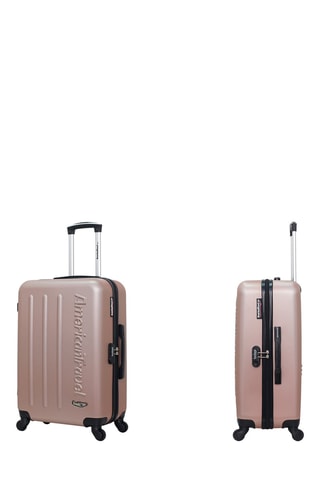 Valise semaine Bronx (M) - 65 cm  - Noir, rose et argenté