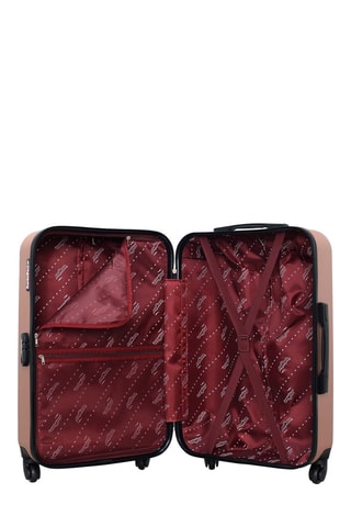 Valise semaine Bronx (M) - 65 cm  - Noir, rose et argenté