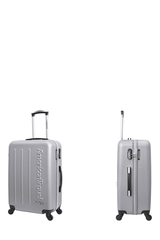 Valise semaine Bronx (M) - 65 cm  - Noir et argenté