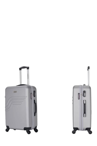 Valise semaine Queens (M) - 65 cm  - Noir et argenté