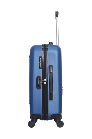 Valise XXS et valise cabine Bronx (XXS/S) - 55/46 cm  - Bleu, gris et noir