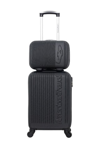 Mala de cabine (S) e nécessaire Nashville-H - 50/30 cm  - Preto
