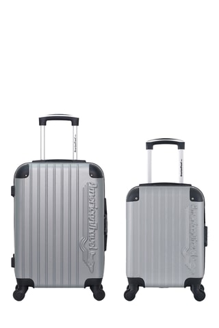Valise XXS et valise cabine Budapest (XXS/S) - 46/55 cm - Gris