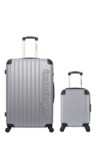  Valise XXS et grand volume Budapest (XXS/L) - 46/75 cm  - Noir et gris
