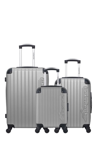  Set de 3 valises Budapest (XS/S/M) - 46/55/65 cm  - Gris