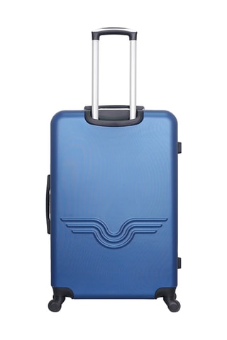 Valise grand volume et valise cabine low-cost Bronx  - 75/46 cm - Bleu