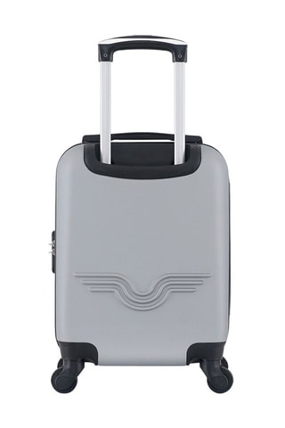 Mala de cabine low cost Brooklyn (XS) - 46 cm  - Preto, prateado e cinzento
