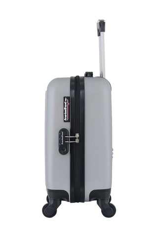 Mala de cabine low cost Brooklyn (XS) - 46 cm  - Preto, prateado e cinzento