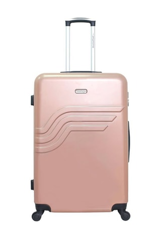 Valise grand volume Détroit (L) - 77 cm  - Doré et rose