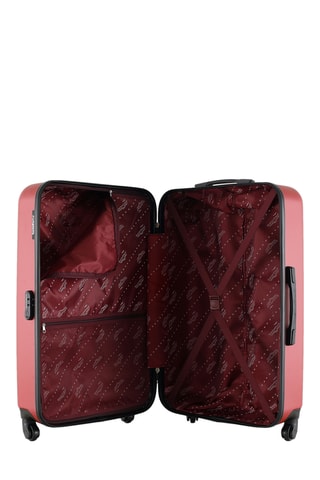 Valise grand volume Brooklyn (L) - 75 cm  - Blanc, noir et rouge