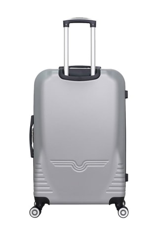 Valise grand volume DC (L) - 75 cm  - Argenté, gris et noir