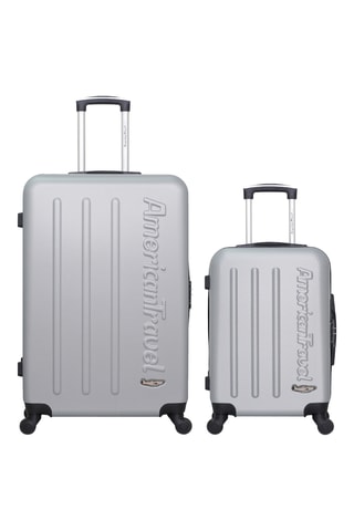 Valise cabine et valise grand volume Bronx (S/L) - Gris - 55/75 cm - Gris