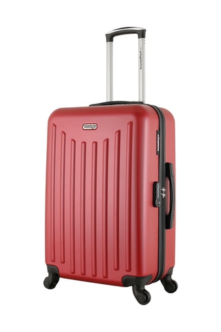 Valise semaine Brooklyn (M) - 65 cm  - Argenté, noir et rouge