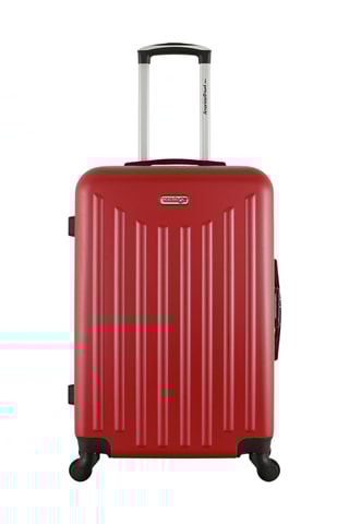 Valise semaine Brooklyn (M) - 65 cm  - Argenté, noir et rouge