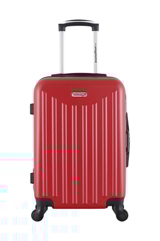 Valise cabine Brooklyn (S) - 55 cm  - Noir et rouge