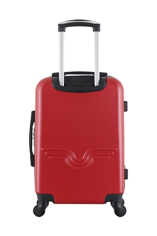 Valise cabine Brooklyn (S) - 55 cm  - Noir et rouge