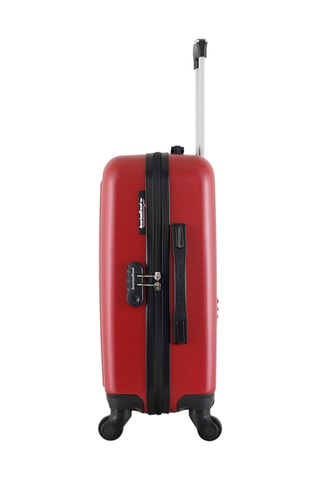 Valise cabine Brooklyn (S) - 55 cm  - Noir et rouge