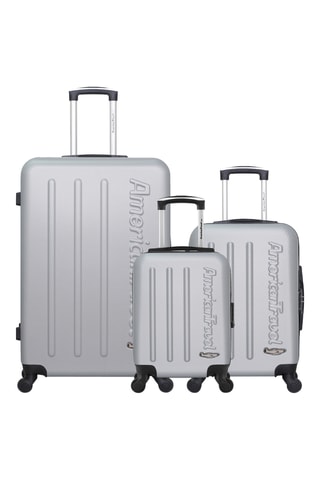 Set de 3 valises Bronx (XXS/S/L) - Gris - 46/55/75 cm - Gris