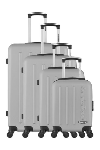 Set de 4 valises Bronx-M (XS/S/M/L) - 46/55/65/75 cm  - Gris