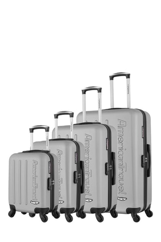Set de 4 valises Bronx-M (XS/S/M/L) - 46/55/65/75 cm  - Gris