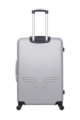 Valise XXS et valise grand volume Bronx (XXS/L) - 46/75 cm  - Blanc, gris et noir