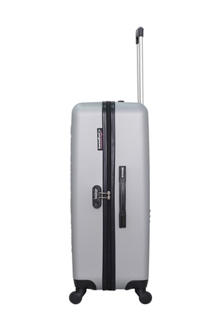 Valise XXS et valise grand volume Bronx (XXS/L) - 46/75 cm  - Blanc, gris et noir