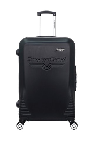 Valise grand volume DC (L) - Noir - 75 cm - Argenté et noir