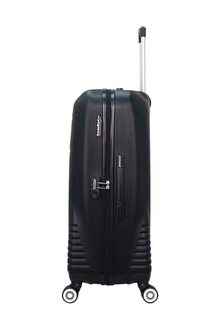 Valise grand volume DC (L) - Noir - 75 cm - Argenté et noir