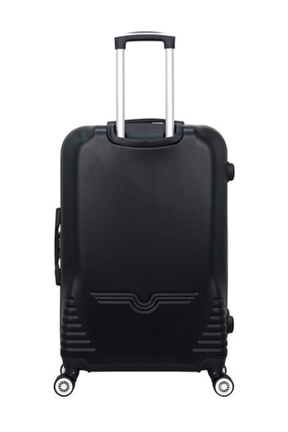 Valise grand volume DC (L) - Noir - 75 cm - Argenté et noir