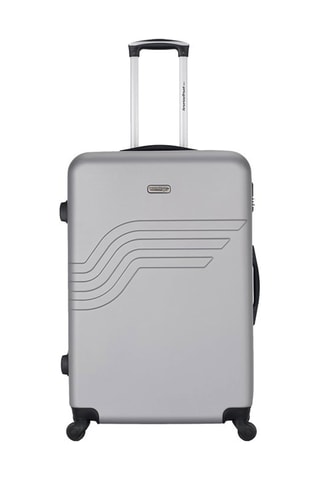 Set de 3 valises Queens (S/M/L) - 55/65/75 cm  - Argenté