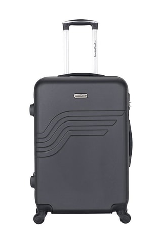 Mala média Queens (M) - 65 cm  - Preto e prateado