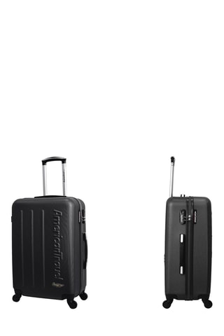 Mala média Bronx (M) - 65 cm  - Preto e prateado