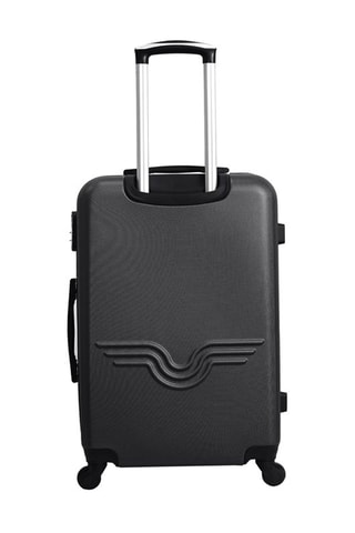 Mala média Bronx (M) - 65 cm  - Preto e prateado
