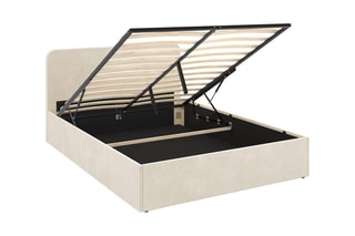 Lit-coffre avec sommier Louise - Couchage 140 x 190 cm
