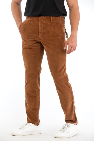 Pantalon en velours - Marron - Incotex