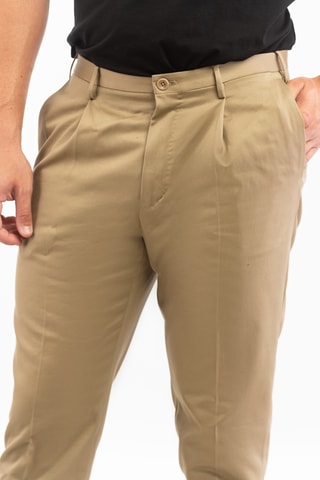Pantalon carotte - Beige - Incotex