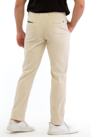 Pantalon slim - Ivoire - Incotex