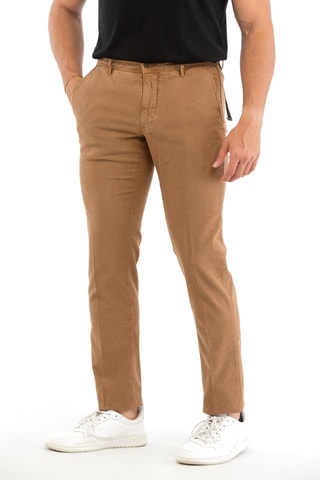 Pantalon slim - Camel - Incotex