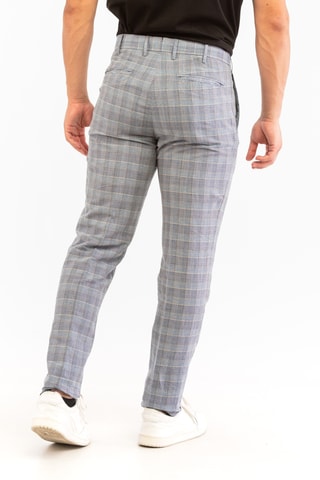 Pantalon en lin - Gris - Incotex