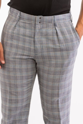 Pantalon en lin - Gris - Incotex