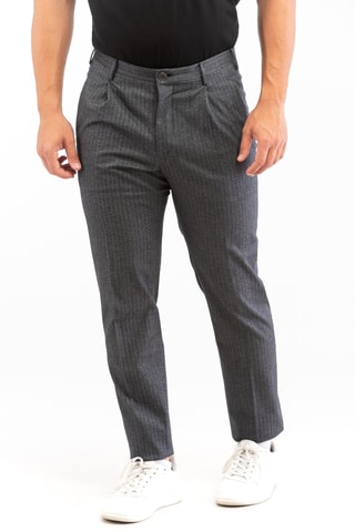Pantalon - Gris chiné - Incotex